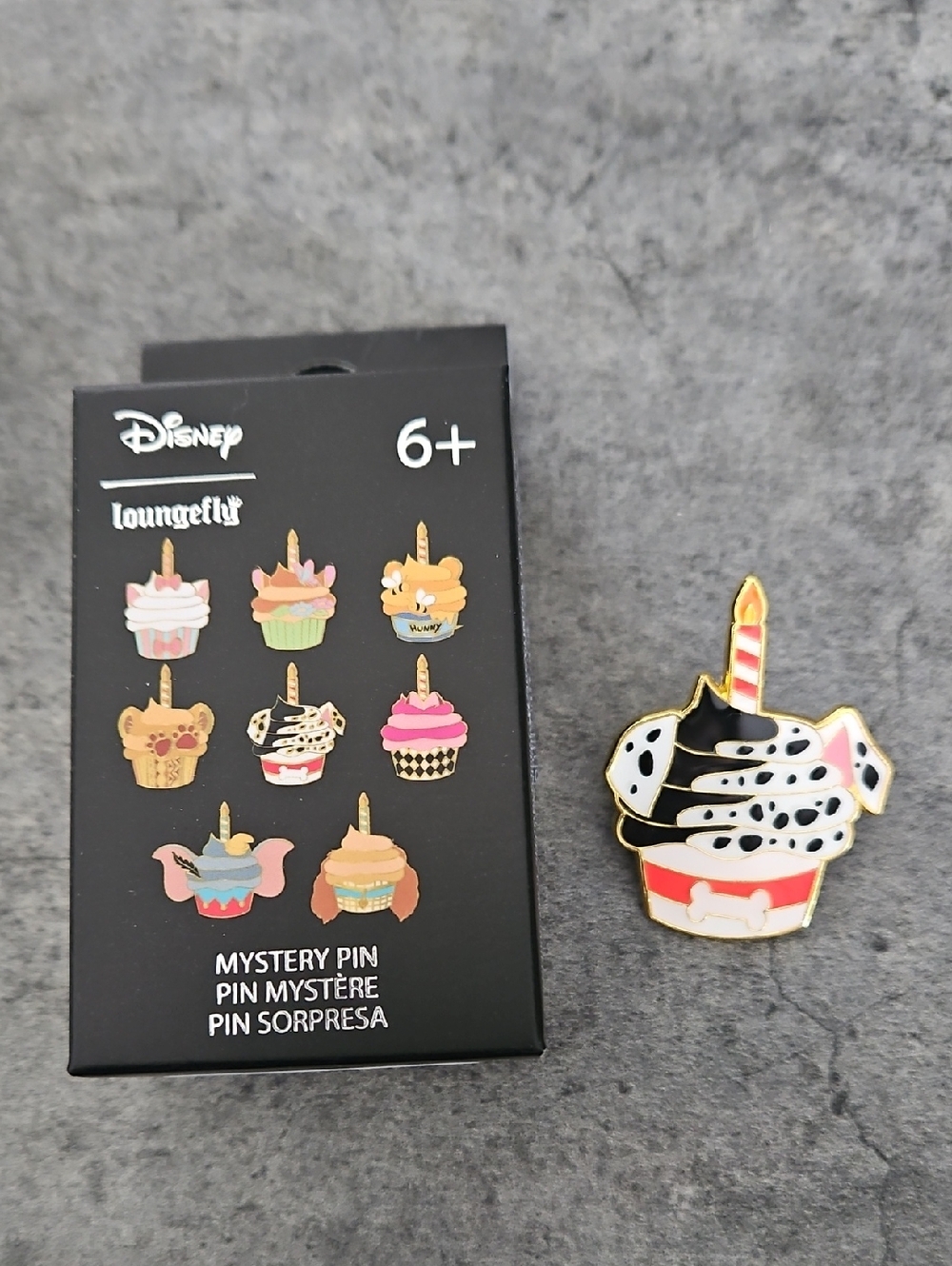 Loungefly Dalmatian Cupcake Enamel Pin